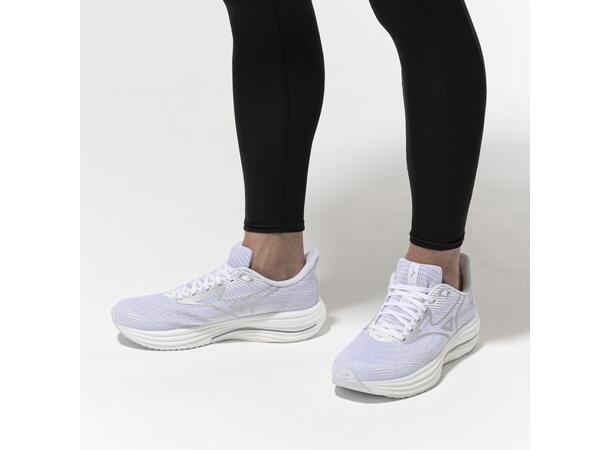 Mizuno Wave Rider 29 Hvit/Sølv 5,5 Bestseller mængdetræning – Dame 