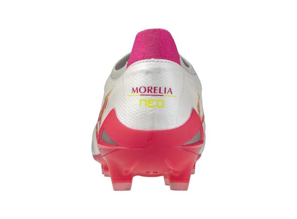 Morelia Neo IV ß Elite Hvit/Rosa 9,5 Toppmodell för gräs 
