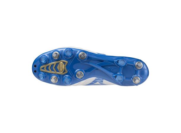 Morelia Neo IV ß Elite MIX  Vit/Blå 5 Fotbollsskor för naturgräs 