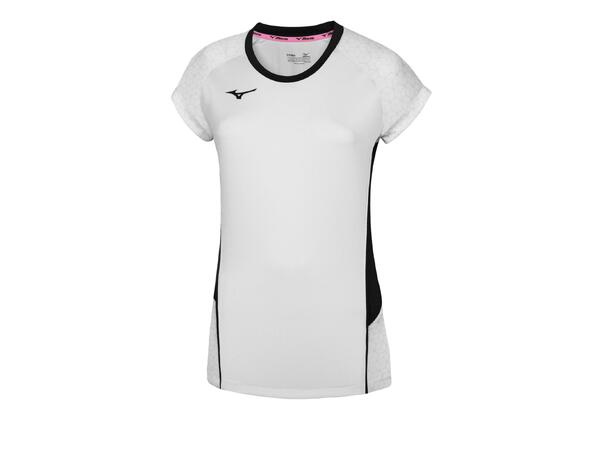 Premium High-Kyu Tee W Hvit/Marine XL Volleybolltröja, dam 