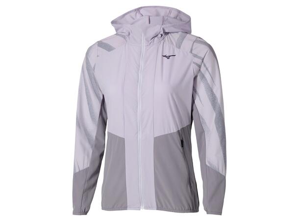 Active Alpha Hooded Jacket W Blågrå M Løpejakke til høst og vinter 