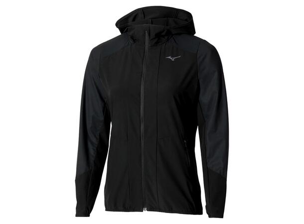 Active Alpha Hooded Jacket W Sort XS Løpejakke til høst og vinter 