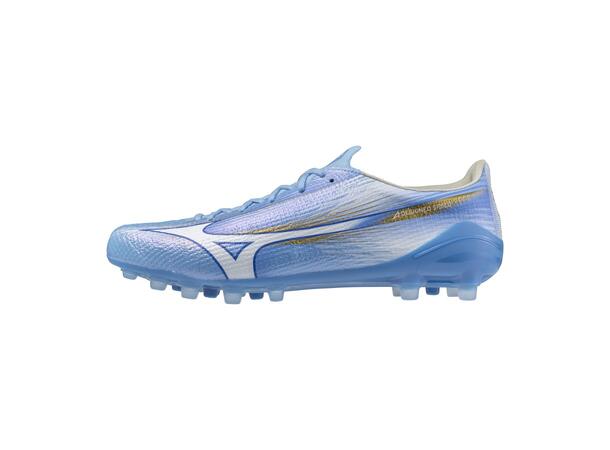 Mizuno Alpha III Elite AG Blå/Hvit 9,5 Fotbollssko för gräs och konstgräs 