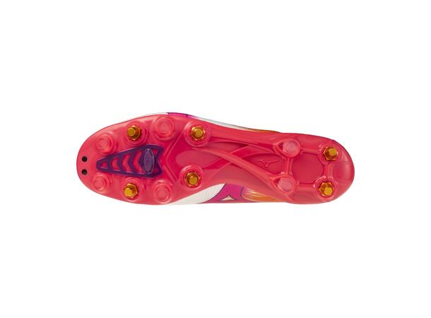 Mizuno Alpha III Japan MIX Hvit/Rosa 9,5 Fotbollssko för naturgräs 