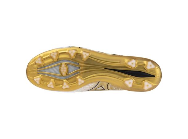 Mizuno a Elite Hvit/Gull 10 Maximal fart på gräs och konstgräs 