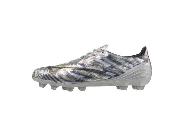 Mizuno a II Pro Sølv/Gull 9,5 Fotbollsskor för naturgräs 