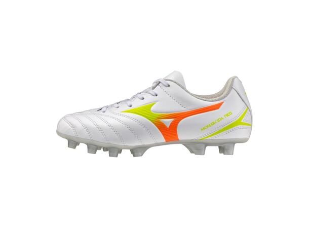 Monarcida Neo III Select Jr Hvit/Gul 2 Junior fotballsko gress/kunstgress 