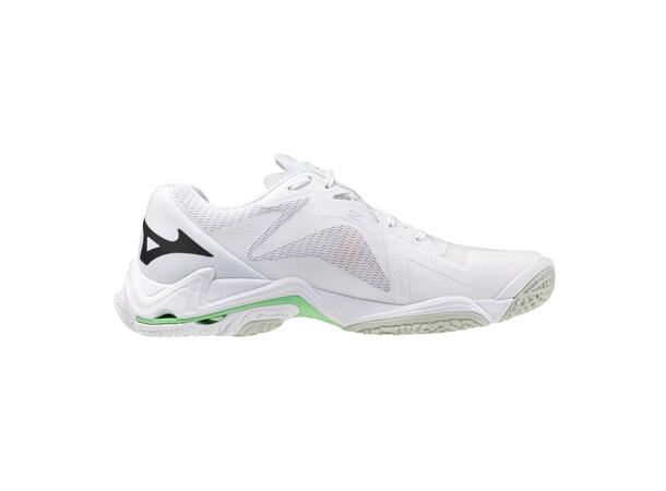 Wave Lightning Z8 Vit/Turkos 10 Lätt och stabil inomhussko 