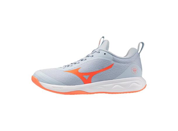 Wave Luminous Pro W Lysblå/Oransje 4,5 Inomhussko för dam 