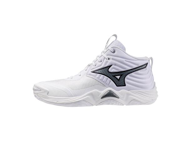 Wave Momentum Elite Mid Hvit/Grå 9 Inomhussko, mid-cut 