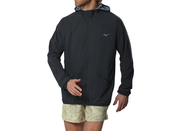 Active Alpha Hooded Jacket Sort L Lett og komfortabel løpejakke 