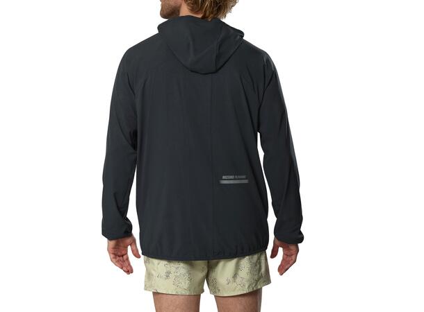 Active Alpha Hooded Jacket Sort L Lett og komfortabel løpejakke 