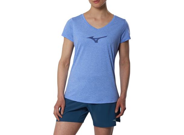 Core Runbird Short Sleeve Tee W blå M T-skjorte til trening 