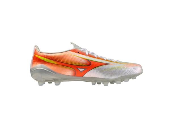 Mizuno Alpha III Elite AG Hvit/Ora 8,5 Fotballsko, gress og kunstgress 