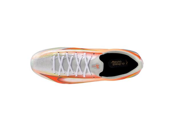 Mizuno Alpha III Elite AG Hvit/Ora 8,5 Fotballsko, gress og kunstgress 