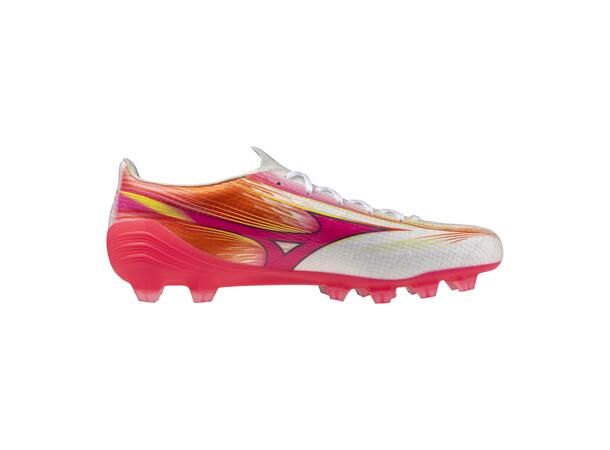 Mizuno Alpha III Pro Hvit/Rosa 6,5 Fotballsko, naturgress 