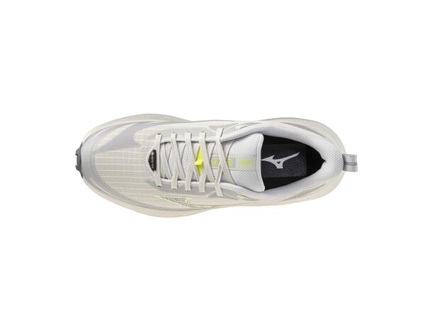 Mizuno Neo Lumina GTX W Grå/Grønn 4,5 Vattentät löparsko för terräng och grus 