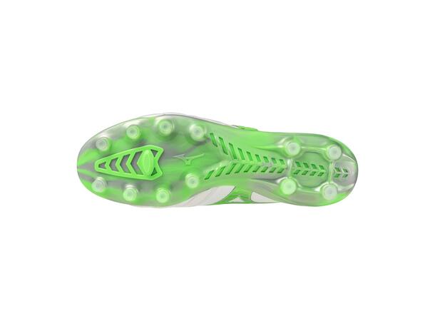 Morelia Neo IV ß Japan Vit/Grön 10 Exklusiva fotbollsskor för gräs 