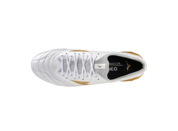 Morelia  Neo IV ß Elite Hvit/Gull 10 Toppmodell för gräs 