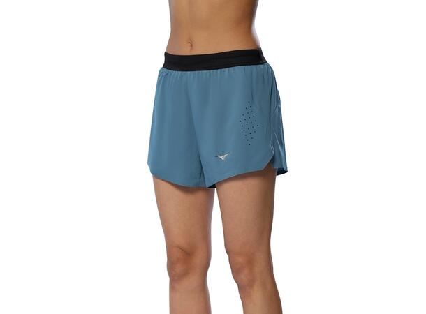 Tech Light Split 3.5 short W Isblå XL Premium löparshorts för dam 