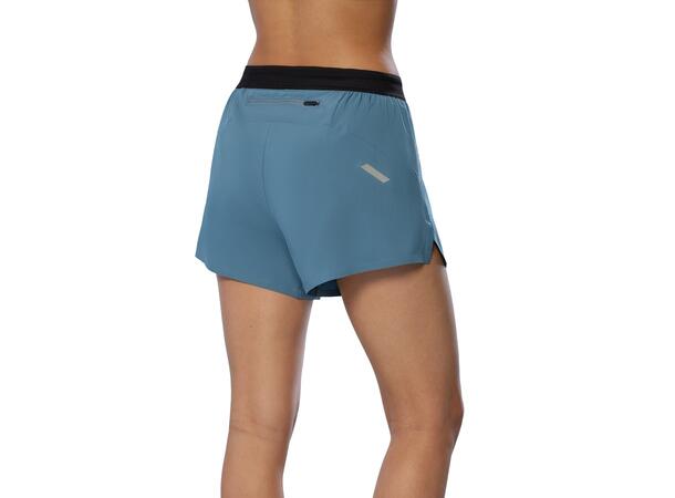 Tech Light Split 3.5 short W Isblå XL Premium löparshorts för dam 
