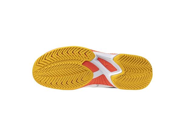 Wave Exceed Court AC Hvit/Korall 10 Sko til tennis og padel 