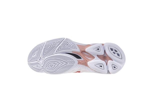 Wave Lightning Pro W Hvit/Rosa 5 Let og responsiv indendørssko 