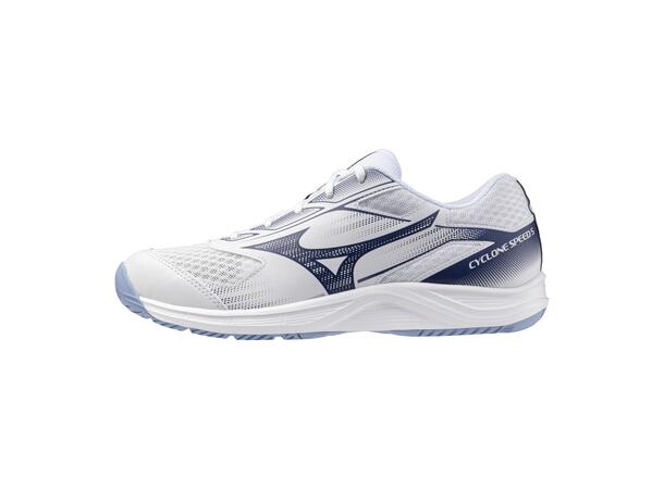 Cyclone Speed 5 Hvit/Blå 10 Indendørssko til nybegyndere 