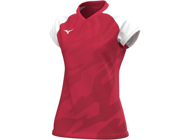 Game Shirt Meisaigara W Röd/Vit L 