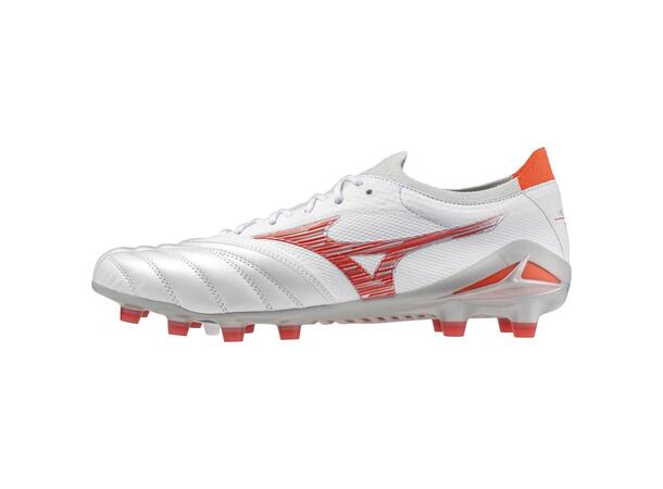 Morelia Neo IV ß JAPAN Hvit/Rød 6 Toppmodell i läder för naturgräs 