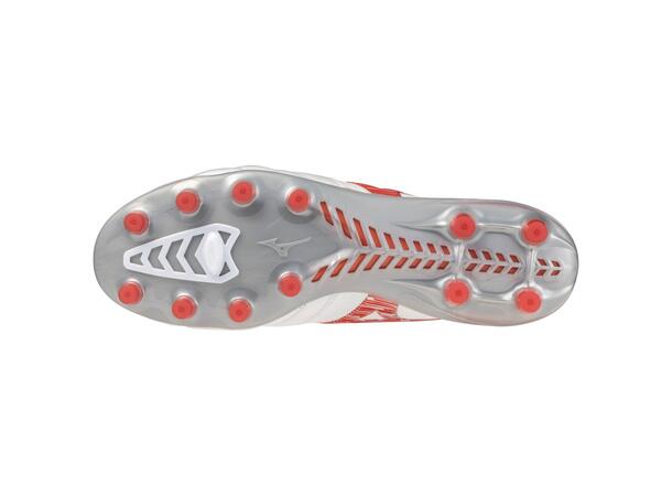 Morelia Neo IV ß JAPAN Hvit/Rød 6 Toppmodell i läder för naturgräs 