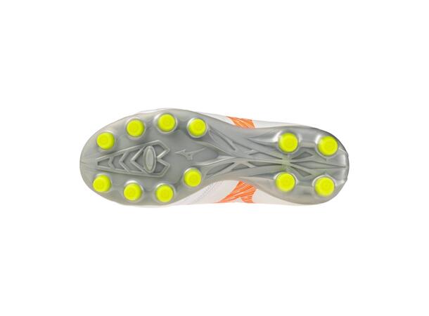Morelia Neo V ß Select Jr Hvit/Ora 2,5 Juniorsko til naturgress 