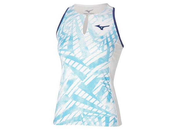 Mugen Printed Tank W Hvit/Lys blå L Singlet til trening 