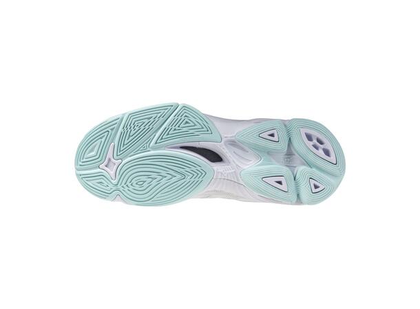 Wave Voltage 2 W Vit/Mint 6,5 Skor för handboll och volleyboll 