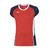 Premium High-Kyu Tee W Rød/Hvit XL Volleybolltröja, dam 