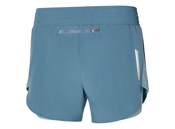 2in1 4.5 Short W Isblå M Löparshorts med innertights 