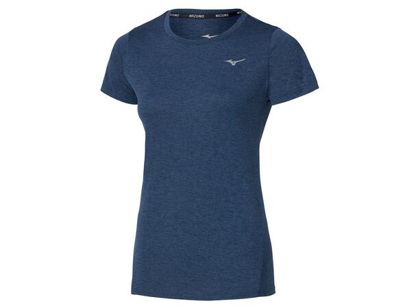 Core Impulse Short Sleeve Tee W blå M Myk, teknisk t-skjorte til trening 