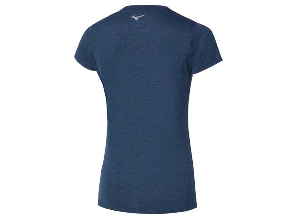 Core Impulse Short Sleeve Tee W blå M Myk, teknisk t-skjorte til trening 