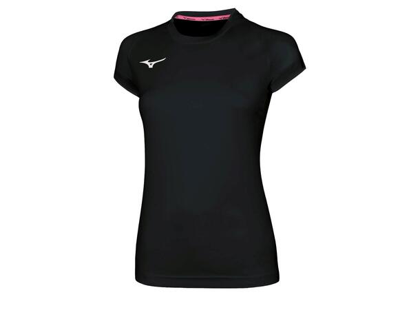 Core SS Tee W Black/Black L Teknisk T-shirt för dam 