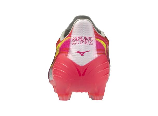 Mizuno Alpha III Elite Hvit/Rosa 5,5 Fotbollssko för naturgräs 