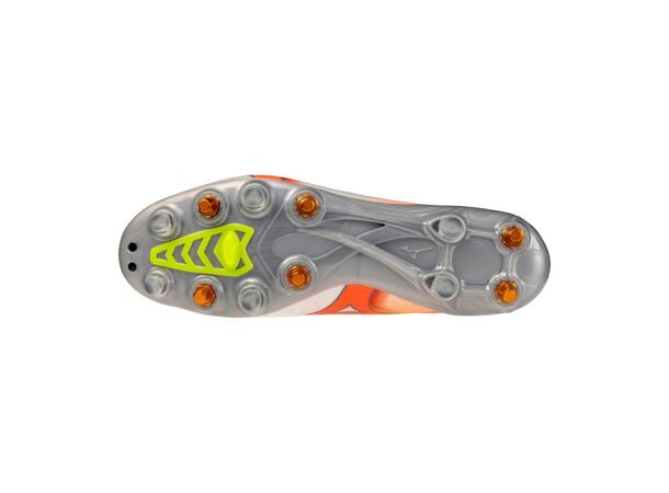 Mizuno Alpha III Elite MIX Hvit/Ora 6 Fotballsko, naturgress 
