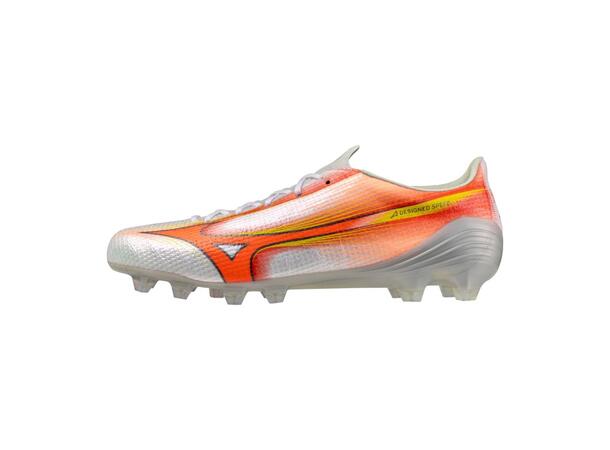 Mizuno Alpha III Japan Hvit/Oransje 8 Toppmodell för naturgräs 