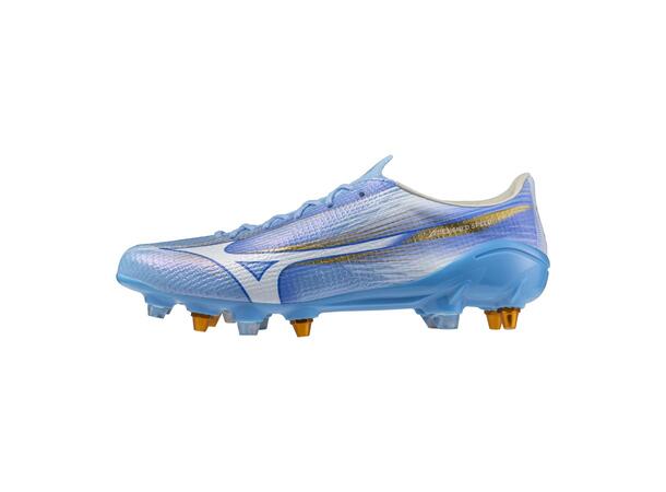 Mizuno Alpha III Japan MIX Blå/Vit 11 Fotbollssko för naturgräs 