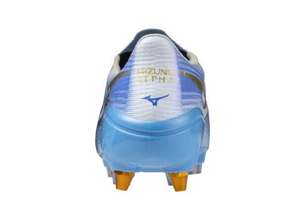 Mizuno Alpha III Japan MIX Blå/Vit 11 Fotbollssko för naturgräs 