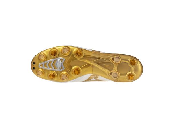 Morelia Neo IV ß Elite MIX Hvit/Gull 6,5 Fotbollssko för naturgräs 