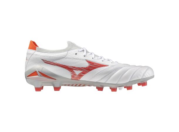 Morelia Neo IV ß JAPAN Hvit/Rød 6,5 Toppmodell i läder för naturgräs 