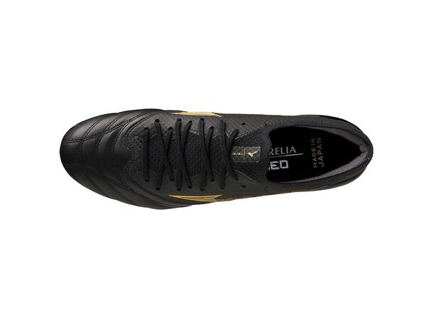 Morelia Neo IV ß Japan MIX Svart/Guld 7 Fotbollsskor för naturgräs 