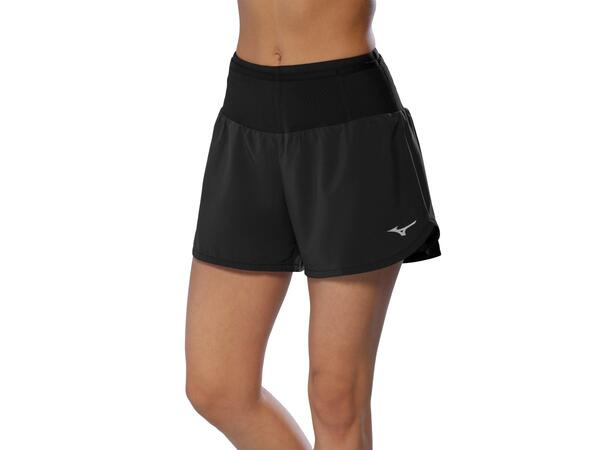 Multi Pocket Short W Sort XS Löparshorts med 360-graders meshfickor 