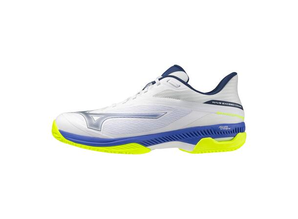 Wave Exceed Court CC Hvit/Blå 8,5 Sko til tennis og padel, unisex 