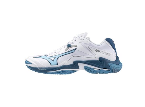 Wave Lightning Z8 Hvit/Blå 7,5 Lätt och stabil inomhussko 